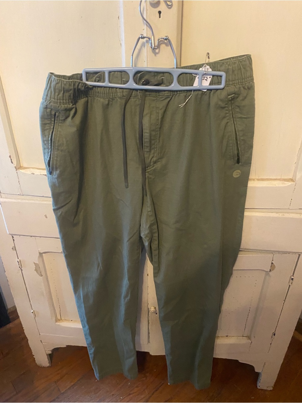 L.L. Bean Olive Green Drawstring Joggers